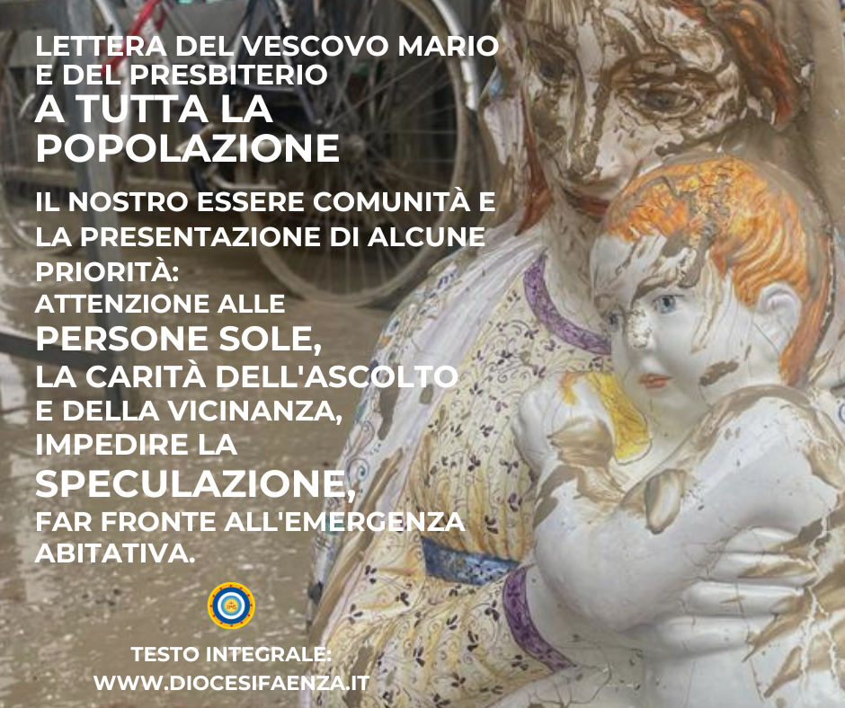 Lettera del Vescovo Mario e del presbiterio alla popolazione